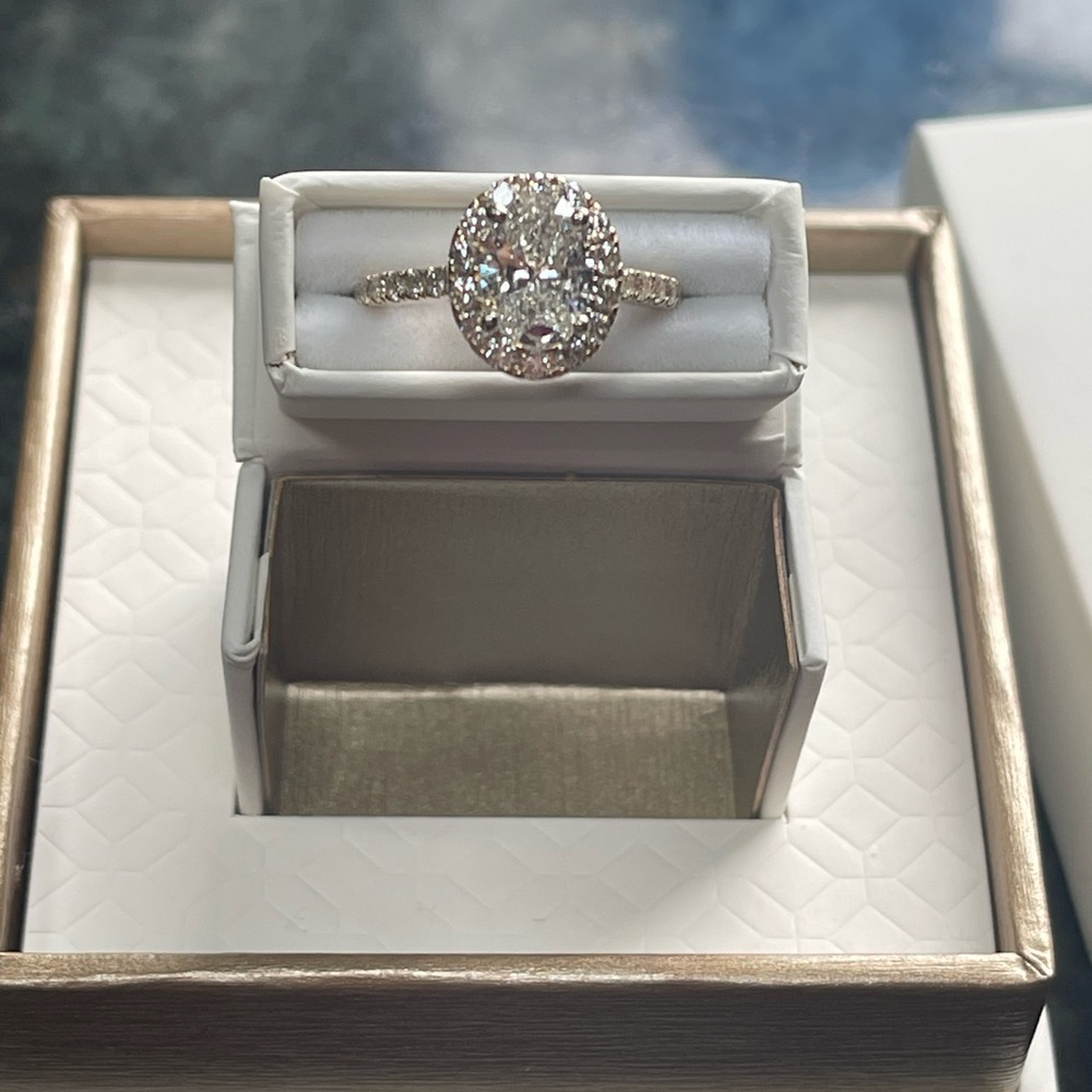 Neil Lane Oval Diamond Engagement Ring